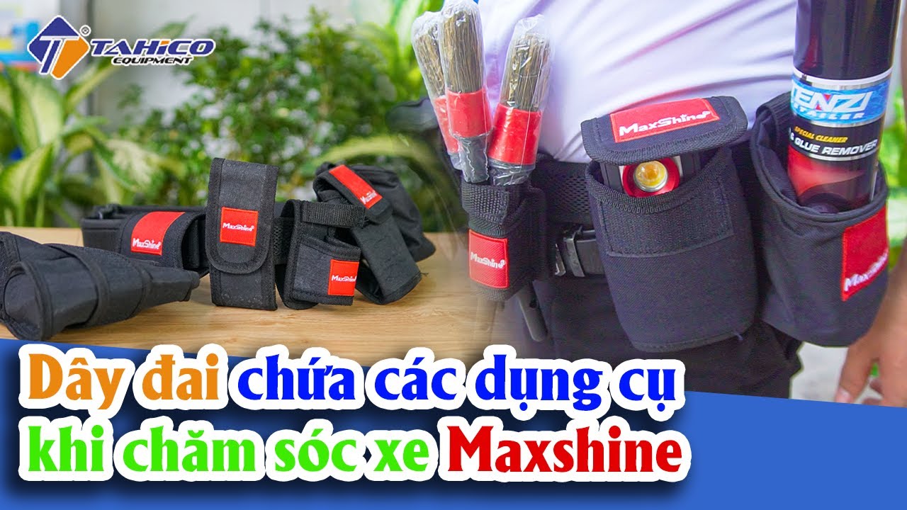 Dây đai chứa các dụng cụ chăm sóc xe 6012002 Maxshine 17