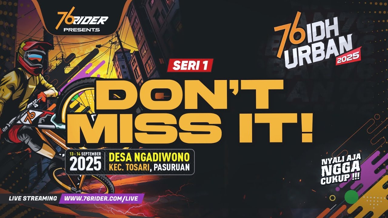 76INDONESIAN DOWNHILL URBAN 2025 Live Streaming