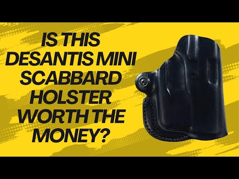 Reviewing the DeSantis Mini Scabbard Belt Holster for a Glock 43 with TLR-6 Mounted