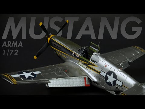 Bare metal beauty: Arma Hobby's 1/72 F-6C Mustang | Full Build in 4K