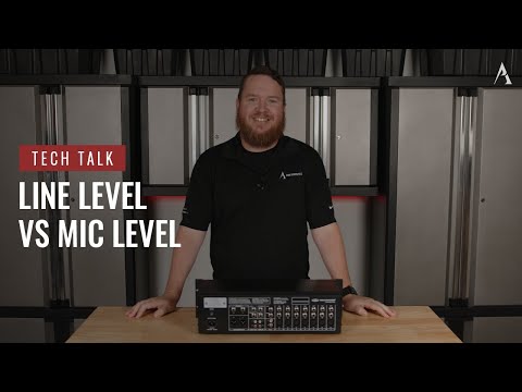 Line Level vs. Mic Level on Pro Acoustics Tech Talk Episode 130