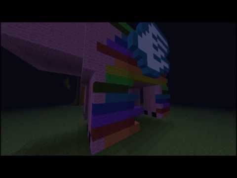 Tinblob - Minecraft Building Series | Part 3: Giant Magical Rainbow Pig With Wings