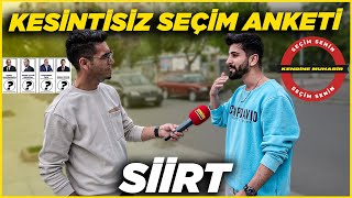 SİİRT KESİNTİSİZ-SAYAÇLI SEÇİM ANKETİ! Erdoğan Kan Kaybediyor.. | Siir