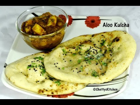 aloo kulcha recipe | amritsari aloo kulcha recipe