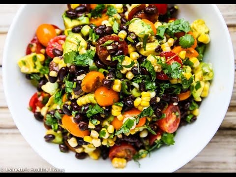Chipotle Black Bean Corn Tomato Salad