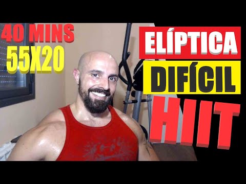 RUTINA DE EJERCICIOS ELIPTICA PARA BAJAR PESO 2020 | DIFICIL HIIT 55X20