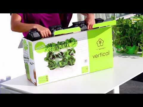 Montage von 1 Set (3 Module) Minigarden Vertical