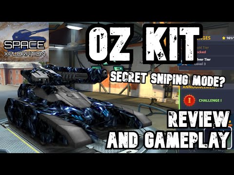 Oz Kit (Gauss + Dictator) | Review and Gameplay | SPACEXploration Clan | Tanki Online