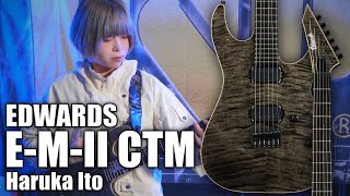 Video thumbnail for ESP Guitars: EDWARDS E-M-II CTM Demonstration feat. Haruka Ito(伊藤晴香) by ESP Guitars JAPAN Official Channel