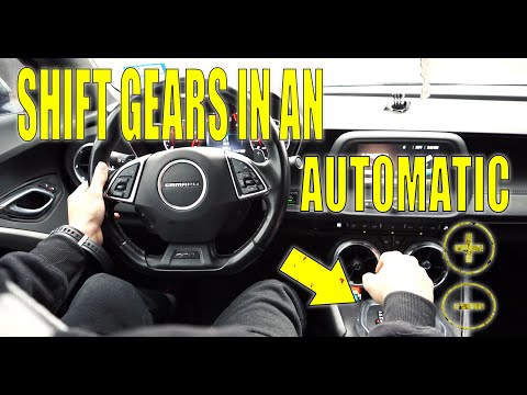 How To SHIFT Gears In An Automatic Car / Manual Mode In An Automatic Car