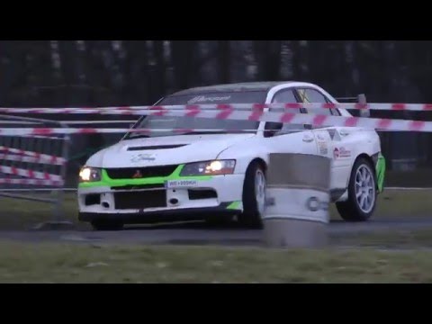 Marcin Szprot  - Mitsubishi Lancer Evo 9 - 2 Runda Królewski Winter Cup  Tor Służewiec 14-02-2016