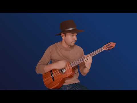 Edward Ramirez prueba un cuatro de Cedro y Teca con Trastera de Acacio