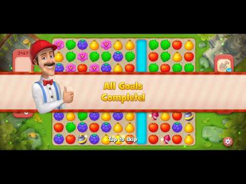 GardenScapes level 2461, 2463, 2464, 2465, 2466, 2467, 2468, 2469, 2470. No boosters