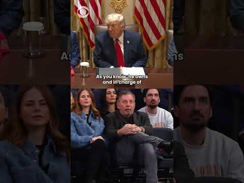Trump says he thinks he'll see Knicks play at Madison Square Garden for an NBA Finals game #shorts