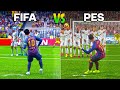 LIONEL MESSI Free Kicks • FIFA vs PES (2006-2024)
