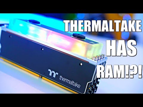 ACTUAL Water Cooled RGB MEMORY!?!? From THERMALTAKE