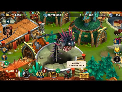 Dragons rise of berk Toothless Rival Lvl 112 and fleet 10 vs Toothless rival