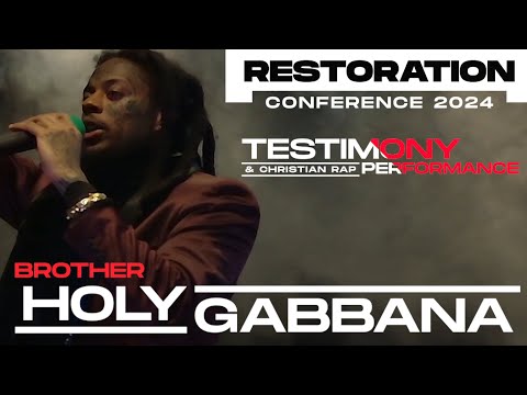 Holy Gabbana - Testimony & Christian Rap | CFM Restoration 2024 Conference