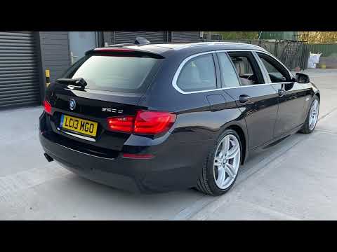 BMW F10 520d  M sport touring carbon black Walkaround