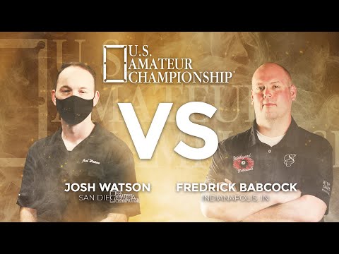 Joshua Watson VS Fredrick Babcock - 2020-21 U.S. Amateur Championship