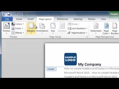 How to Insert a Custom Header or Footer in Microsoft Word