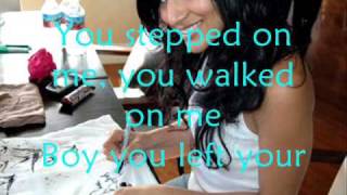 Paula Deanda- Footprints On My Heart With Lyrics