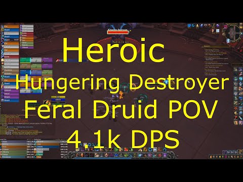 Shadowlands 9.0.2 - Feral Druid POV - Heroic Hungering Destroyer Raid Guide - Guild Discord.