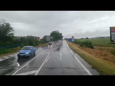 Driving in Slovakia, route 62 - 61, Senec - Bernolakovo