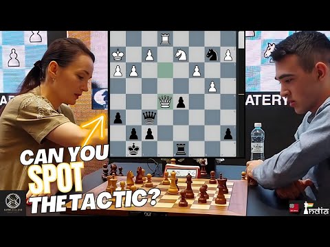 A Smooth Tactic to Finish off the Game | Kateryna Lagno vs Hayk Martirosyan  | Satty Zhuldyz Blitz
