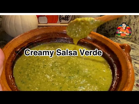 How To Make Salsa Verde ~ Green Salsa 