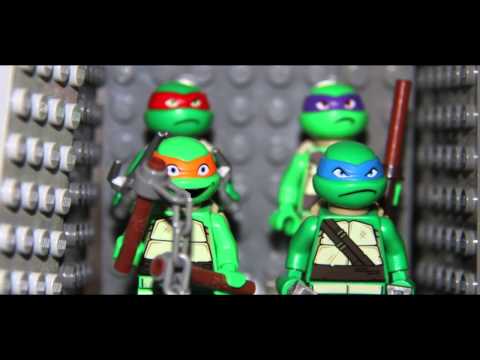 Teenage Mutant Ninja Turtles Official Movie CLIP - The Elevator (2014) - Ninja Turtle Movie HD LEGO