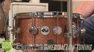 Video thumbnail for DW Collectors Maple SSC 6.5" x 14" Snare Drum: Five Tunings in Three Minutes by Boston Drum Center