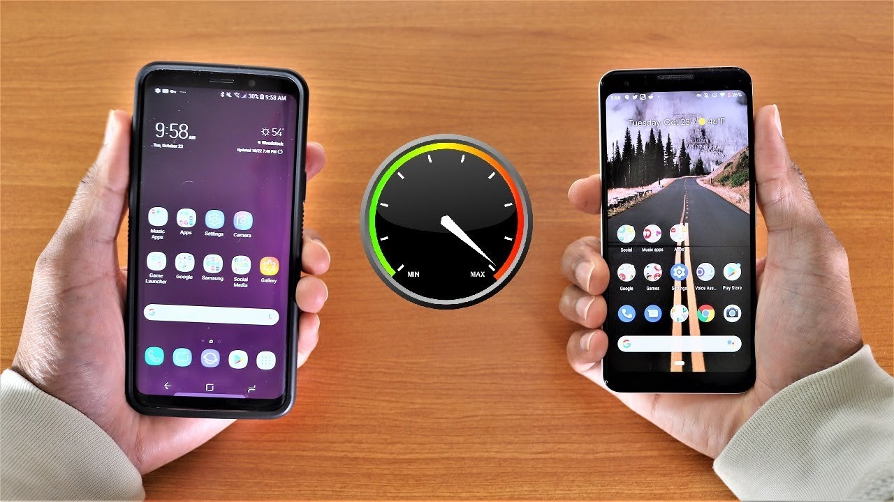 Samsung Galaxy S9 Vs Pixel 3 Speed Test