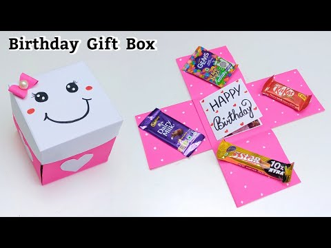 🥰 Beautiful 🥰 Chocolate Gift Box Making • Birthday Gift Idea For Bestfriend • DIY Paper Gift Box