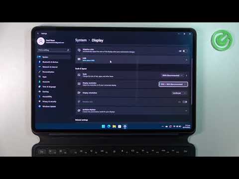 HUAWEI MateBook E Windows 11 - How To Change Screen Resolution