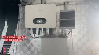 Hệ thống hybrid goodwe chạy độc lập giữa ngoài cánh đồng !!!!