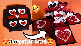 Valentines Day Gift Idea| 3D Pop up Box Card| Love card for boyfriend