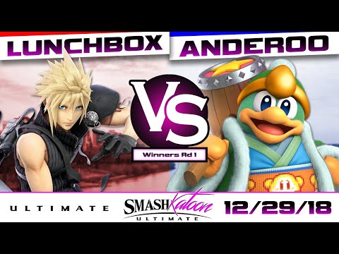 Lunchbox (Cloud) vs. Anderoo (Dedede, Falco, K.Rool) - Winners Quarters - Smashkatoon Ultimate