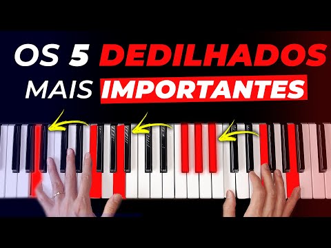 Os 5 Dedilhados Mais Importantes para Iniciantes no Teclado (é viciante tocá-los)