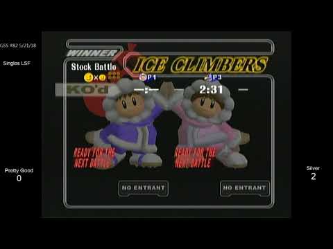 GSS 82 SSBM - Pretty Good (Ice Climbers) vs. GVS | Silver Alloy (Falco) - Melee LSF