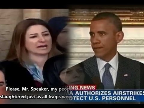 MP Vian speech and Obama response back to help Yazidis