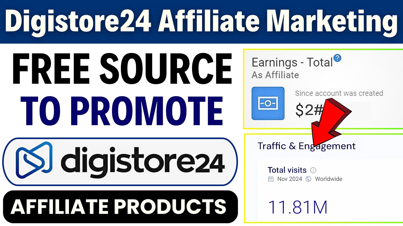 Free Traffic Source For Affiliate Marketing | Digistore24 Tutorial | Technical Berwal