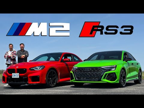 2023 BMW M2 vs Audi RS3 // DRAG RACE + LAP TIMES