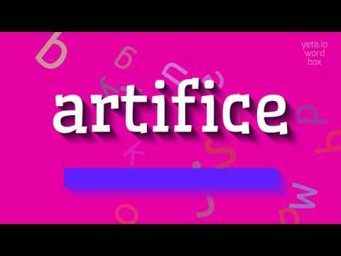 How to say "artifice"! (High Quality Voices)