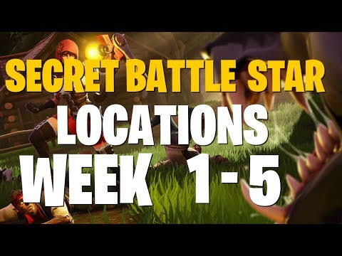 ALL SEASON 6 SECRET BATTLE STARS! WEEK 1 - 5