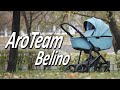 миниатюра 1 Видео о товаре Коляска 2 в 1 AroTeam Belino Prima, 08 (Серо-голубой)