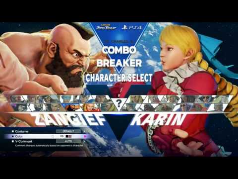 COMBO BREAKER 2017 SFV TOP 8 + Grand Finals
