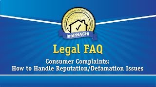 Legal FAQ: How to Handle Reputation and Defamation Issues for Home Inspectors