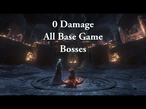 NG 0 Damage 0 Hits Taken All Base Game Bosses [DS3]