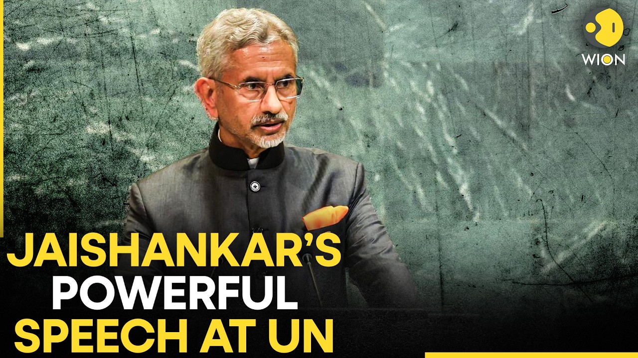 UNGA LIVE: S. Jaishankar SHAKES UN| India's Powerful Stand At UN General Debate 78th Session | WION